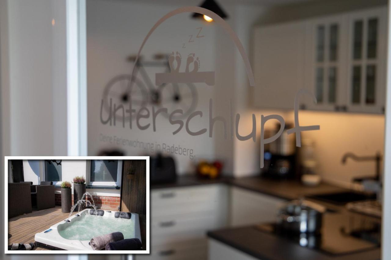 Unterschlupf Radeberg Mit Garten & Whirlpool Екстериор снимка